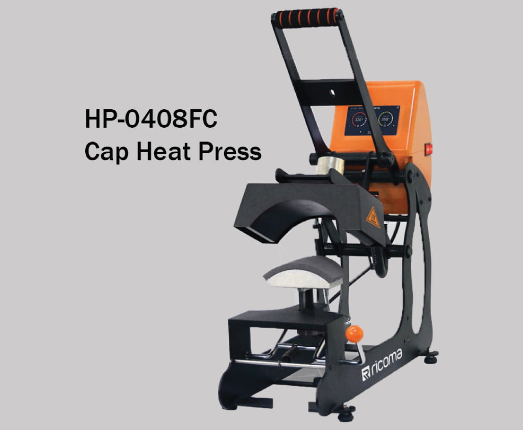 Ricoma - Cap Heat Press - Ricoma Embroidery Machines