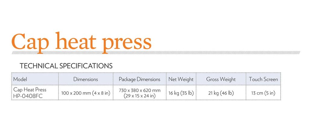 cap-heat-press-specs